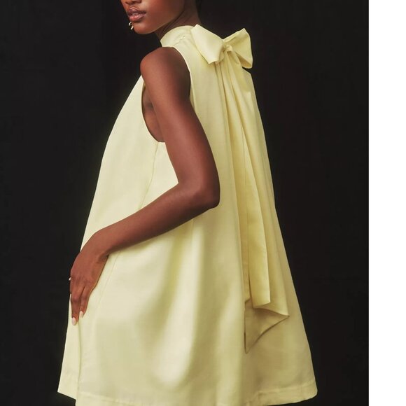 Bow Mini Shift Dress by Sunday in Brooklyn from Anthropologie - Picture 7 of 11